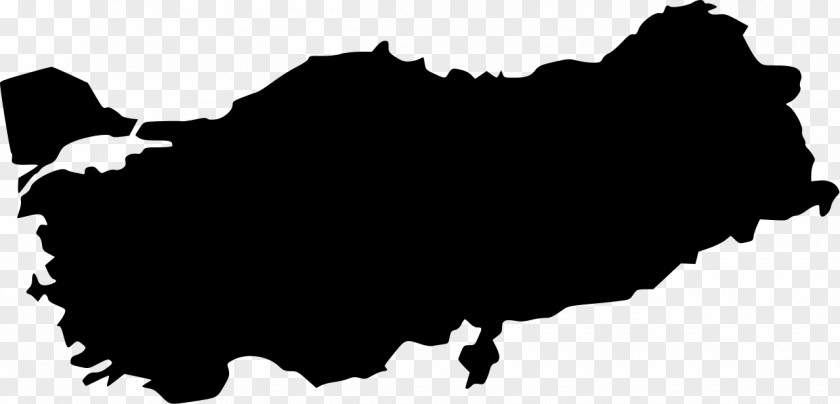 Turkey Vector Map Blank PNG