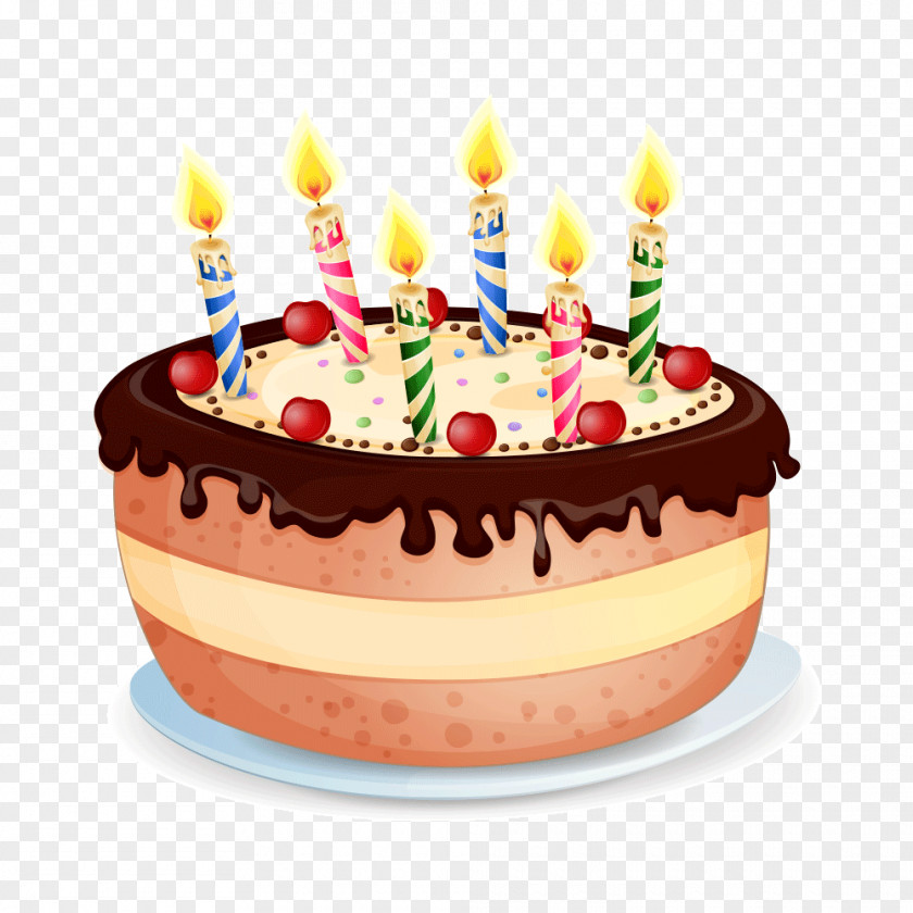 Chocolate Cake Birthday Happy To You Wish Greeting Card PNG