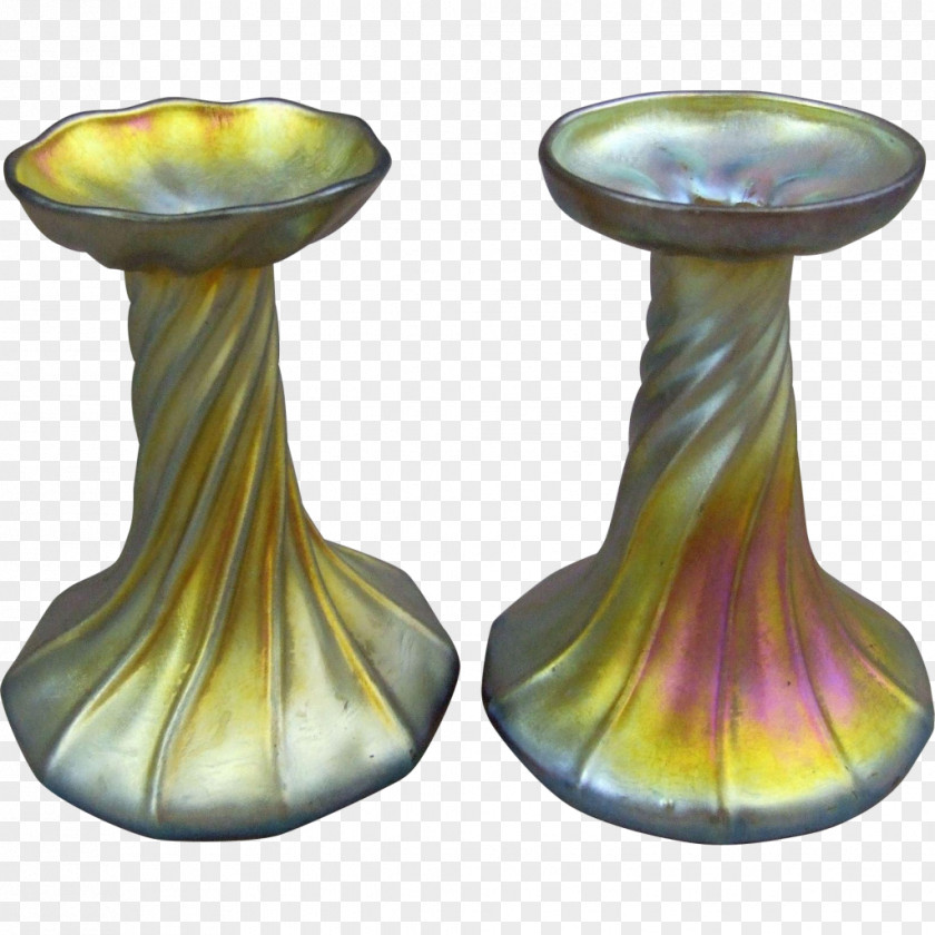 Gold Gorgeous Patterns Glass Vase Artifact PNG
