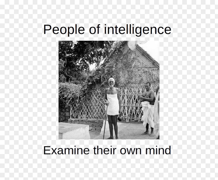 Ramana Maharshi Intelligence Mind Human Behavior Sri Ashram Enlightenment PNG