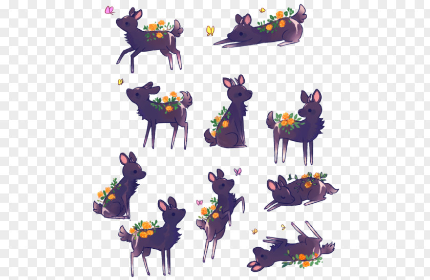 Antlers With Flowers DeviantArt Artist Work Of Art PNG