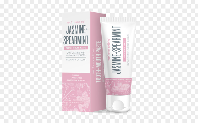 Fresh Jasmine Tea Toothpaste Schmidt's Naturals Deodorant Gel Cosmetics PNG