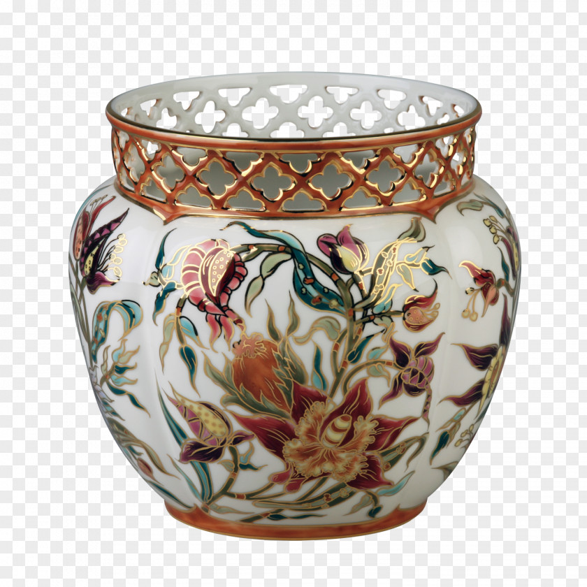 Vase Zsolnay Márkabolt és Svájci óra Szalon Porcelain Tableware PNG