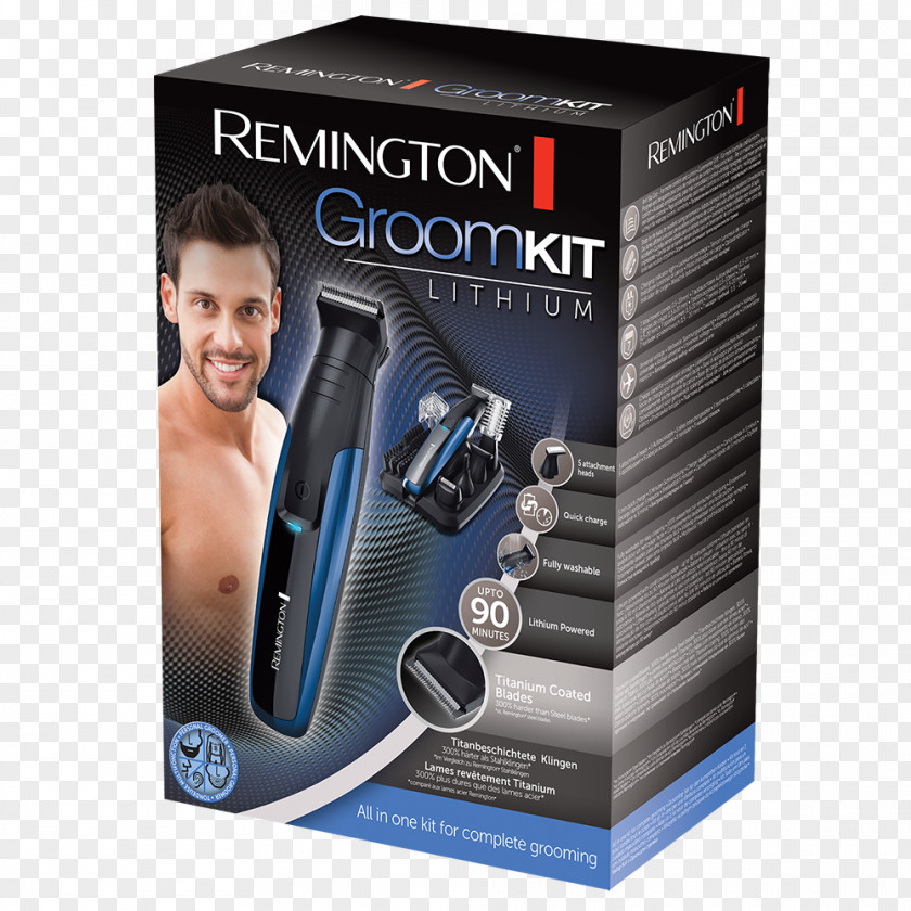 Beard Hair Clipper Remington BHT6250 Electric Razors & Trimmers Lithium PNG