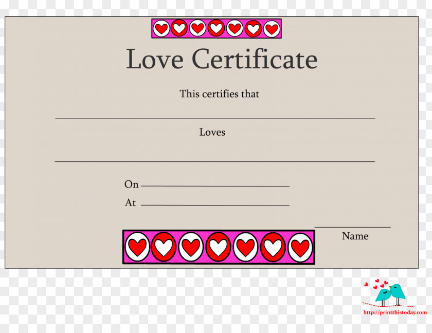 Certificado De Plantillas Template Love Romance Résumé Academic Certificate PNG