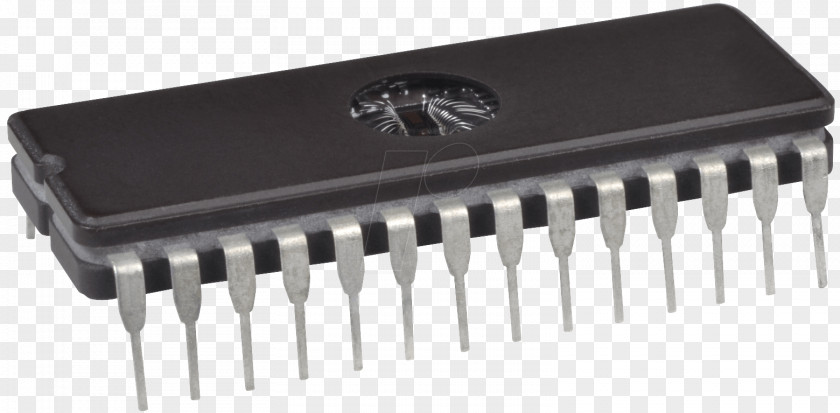 Dil Transistor Integrated Circuits & Chips Electronics EPROM Microcontroller PNG