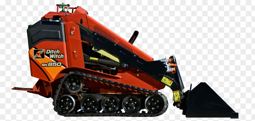 Ditch Witch Skid-steer Loader Trencher Heavy Machinery PNG