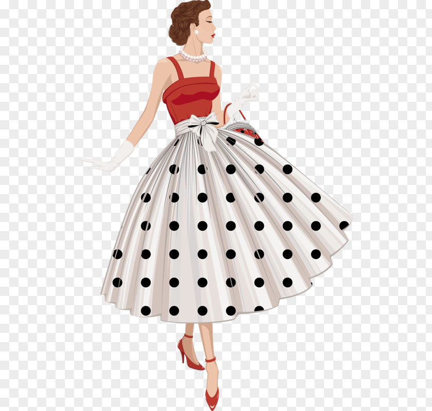 Fashion History Throughout 1950s Vintage Clothing Dress Women, Beauty, And PNG