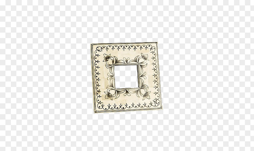 Gold And Silver Frame Picture PNG
