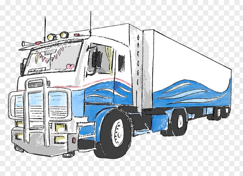 Car Watercolor Color Painting Truck Drawing PNG