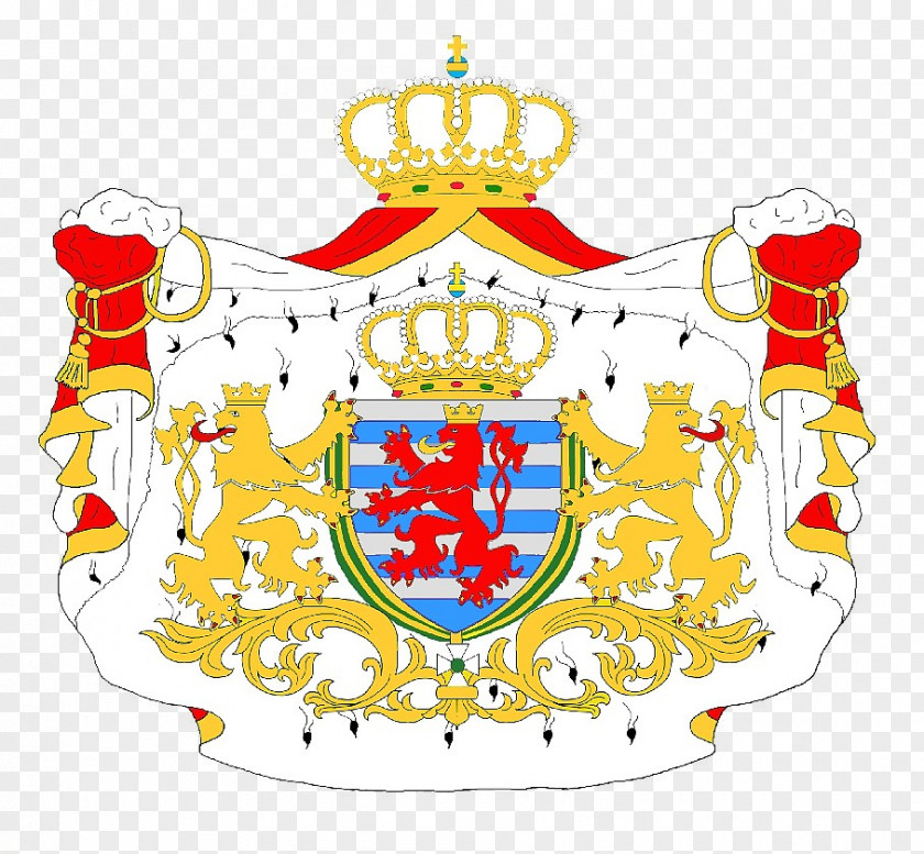 Coat Luxembourg City Of Arms Grand Duke PNG