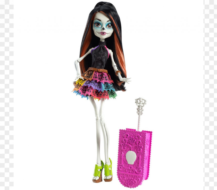 Doll MONSTER HIGH Skelita Calaveras Collector's Figure Barn Monster High Toy PNG