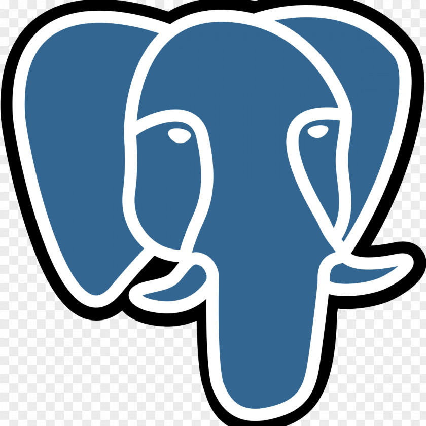 Elephant PostgreSQL Relational Database Management System PNG