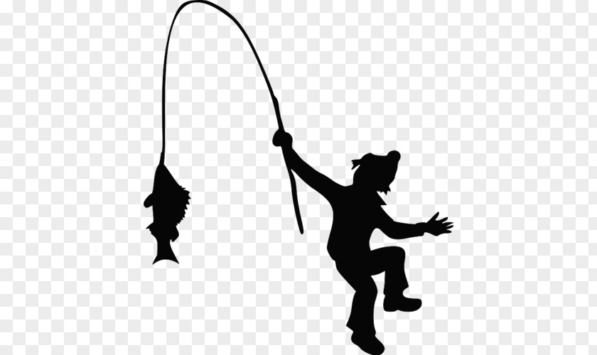 Fishing Rods Silhouette Clip Art PNG