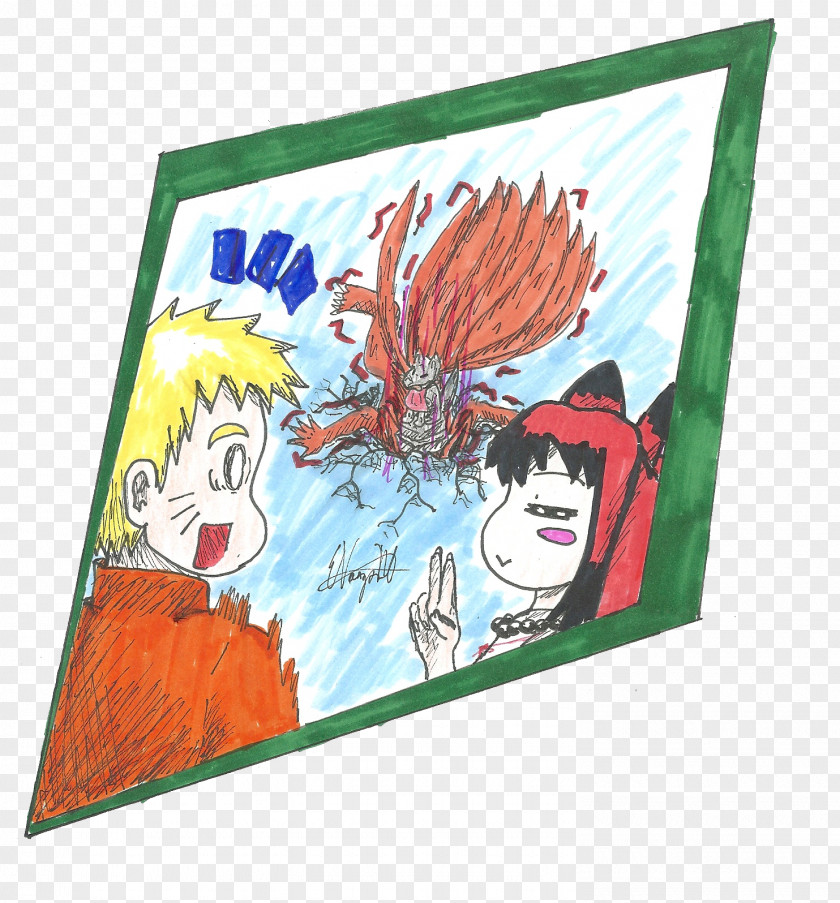 Bolt Uzumaki And Sarada Uchiha Kiss Poster Cartoon Printmaking Rectangle PNG