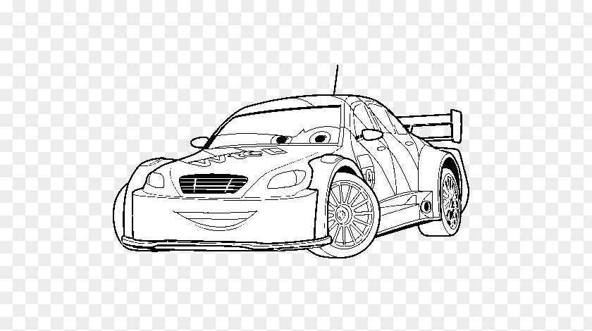 Cars Coloring Pages Lightning McQueen Car Finn McMissile Fillmore Sketch PNG