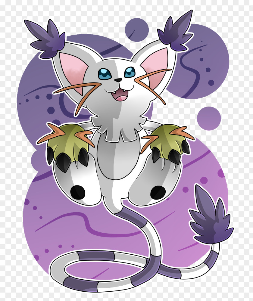 Digimon Gatomon Whiskers DeviantArt PNG
