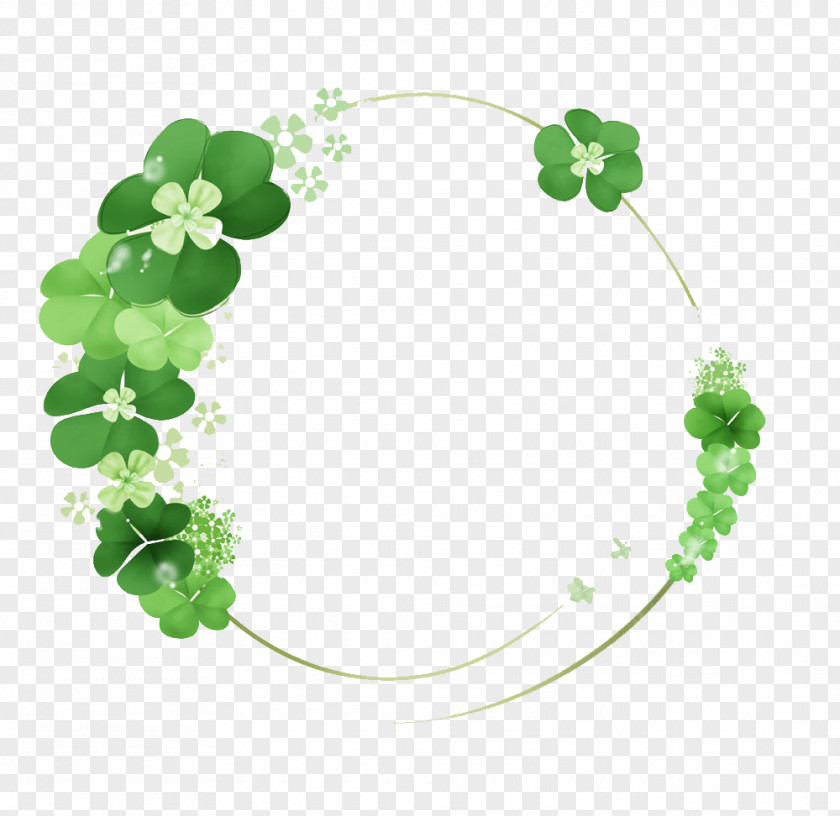 Green Clover Ring PNG