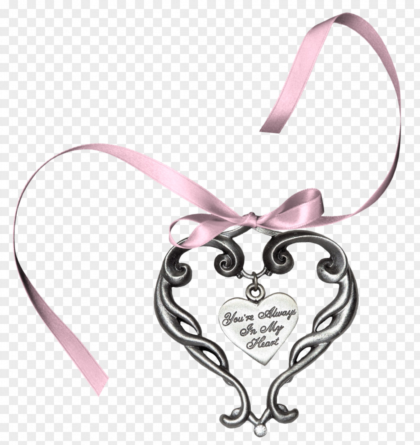 Ribbon Hearts Jewelry Clip Art PNG