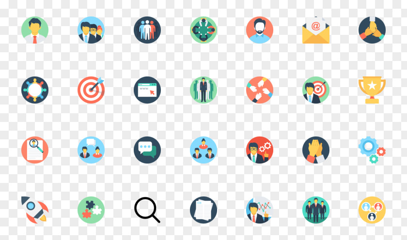 Top View PEOPLE Icon Design PNG