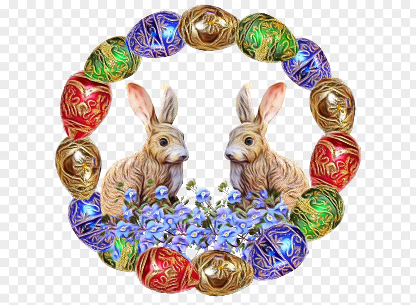 Animal Figure Rabbits And Hares Easter Bunny Background PNG