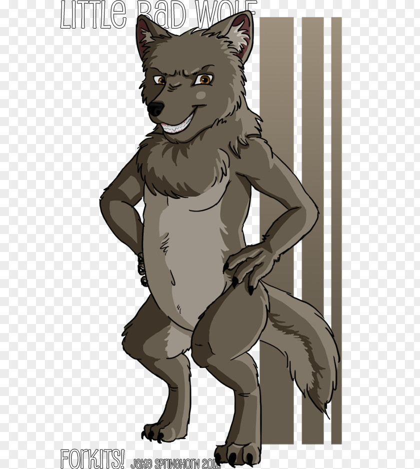 Cat Werewolf Gray Wolf Cartoon PNG