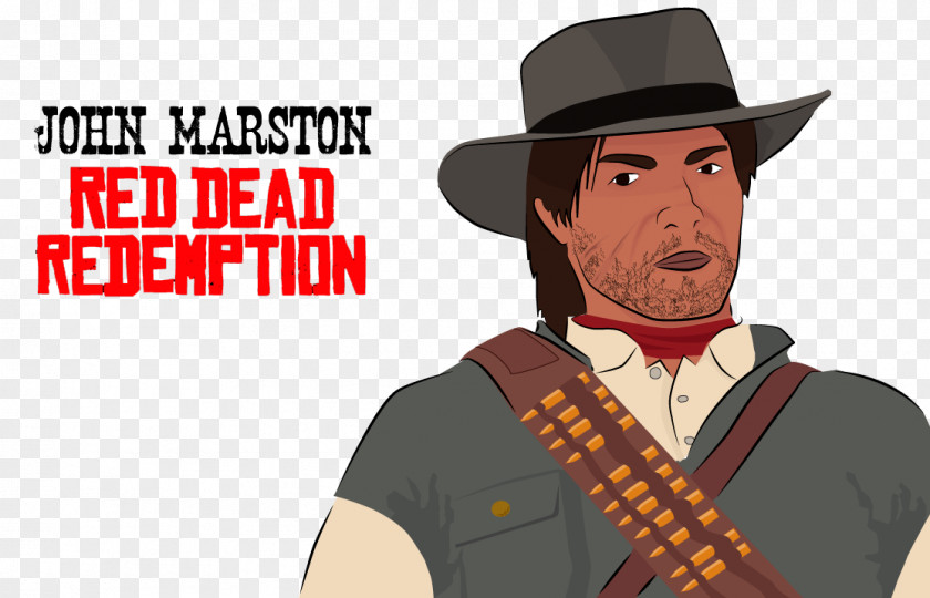 Moustache Red Dead Redemption Cartoon Poster Font PNG