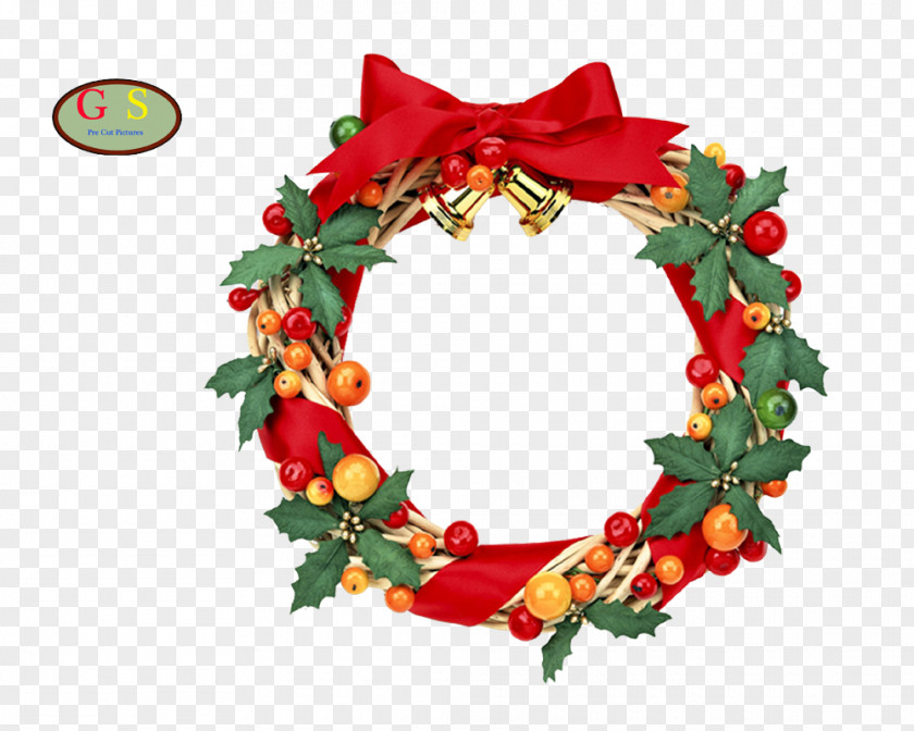 Christmas Decoration Tree Wreath Ornament PNG
