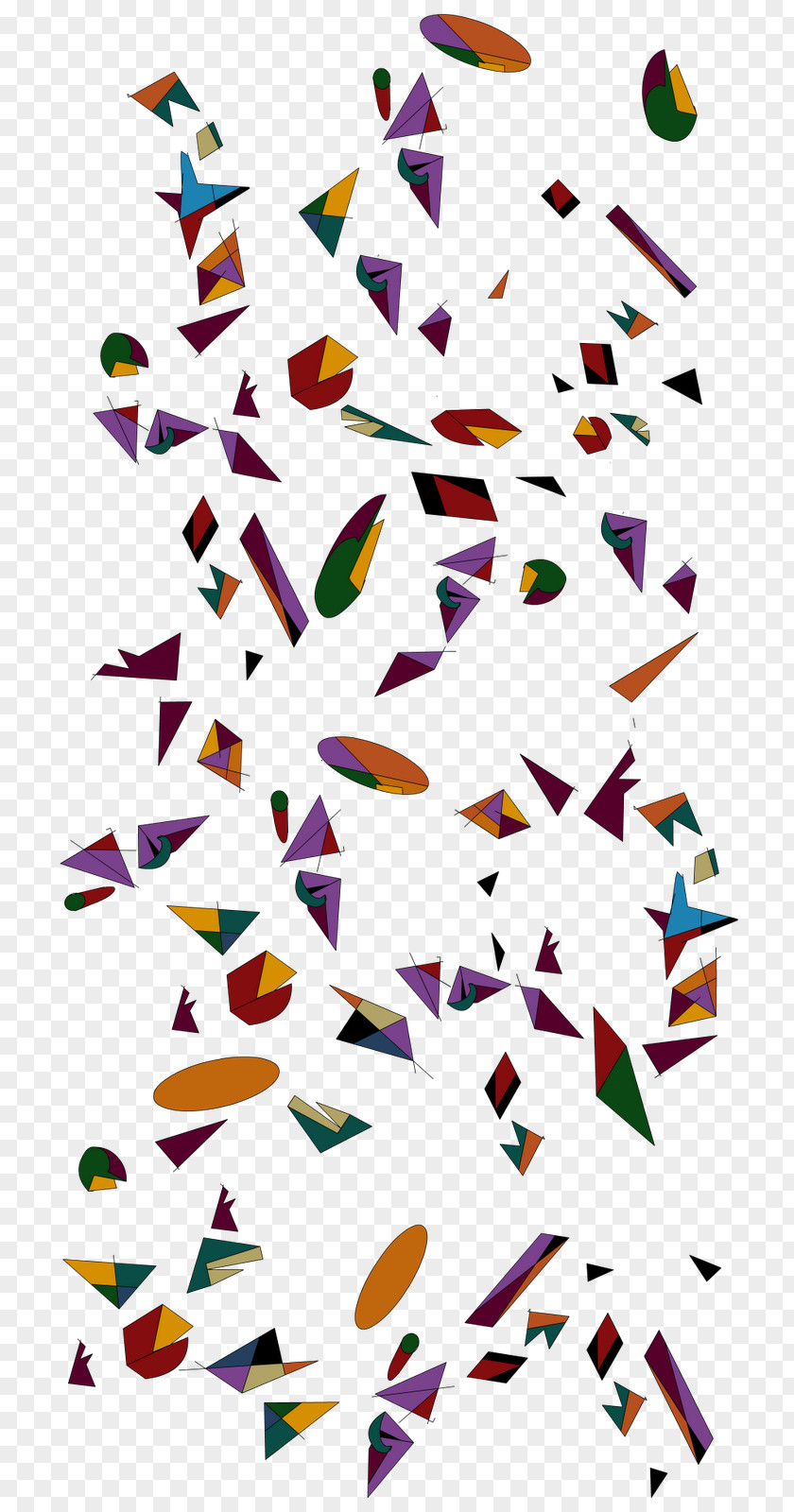 Geometric Confetti Clip Art Openclipart Image Line PNG