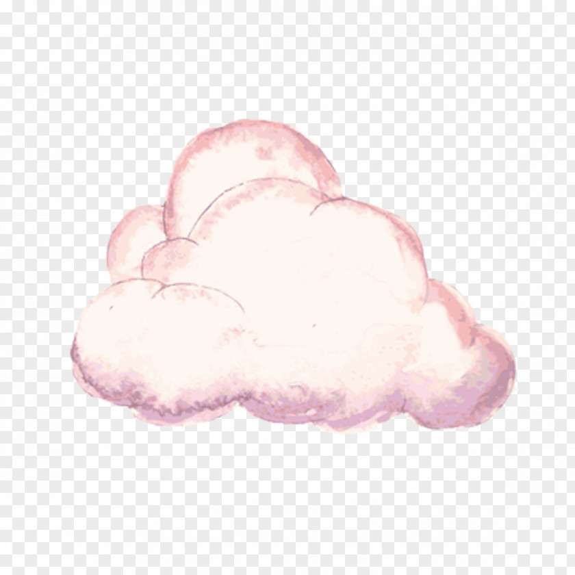Hand Painted Cloud Watercolor Painting Drawing PNG