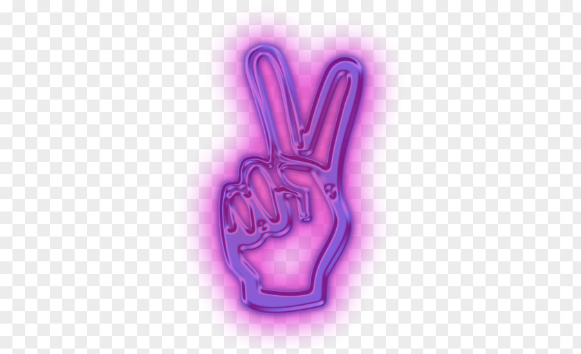 Neon Hand Sign PNG Sign, peace sign clipart PNG