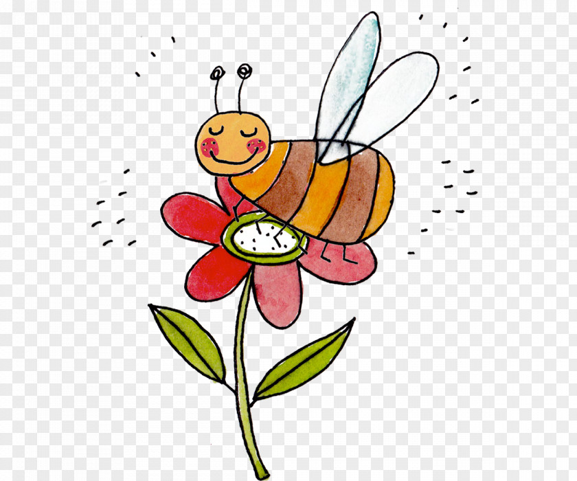 Bee Brush-footed Butterflies Vorlesetag Bumblebee Illustration PNG