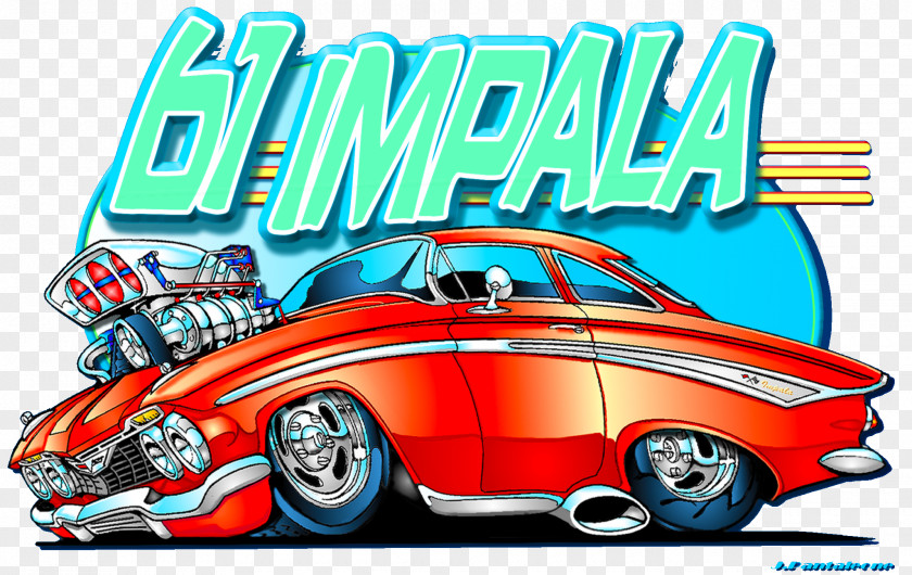 Car Chevrolet Impala Hot Rod Rat PNG