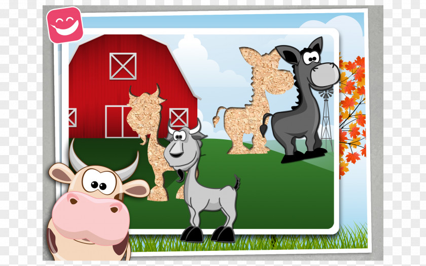 Child Jigsaw Puzzles Animals Puzzle Cartoon Farm Tile ♥ PNG