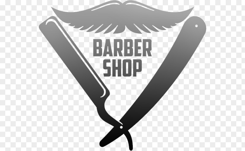 Design Barber Comb Logo PNG