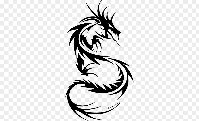 Dragon Chinese Tattoo Japanese Clip Art PNG