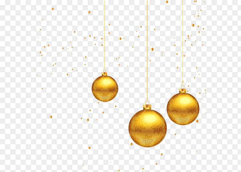 Golden Christmas Decoration Pattern Vector Gold PNG