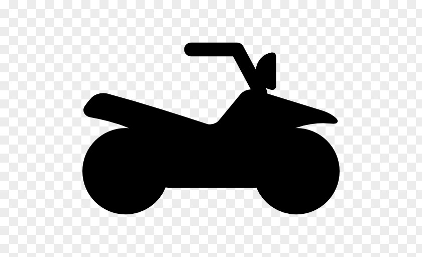 Motorcycle Sport Bike Silhouette All-terrain Vehicle Side By PNG