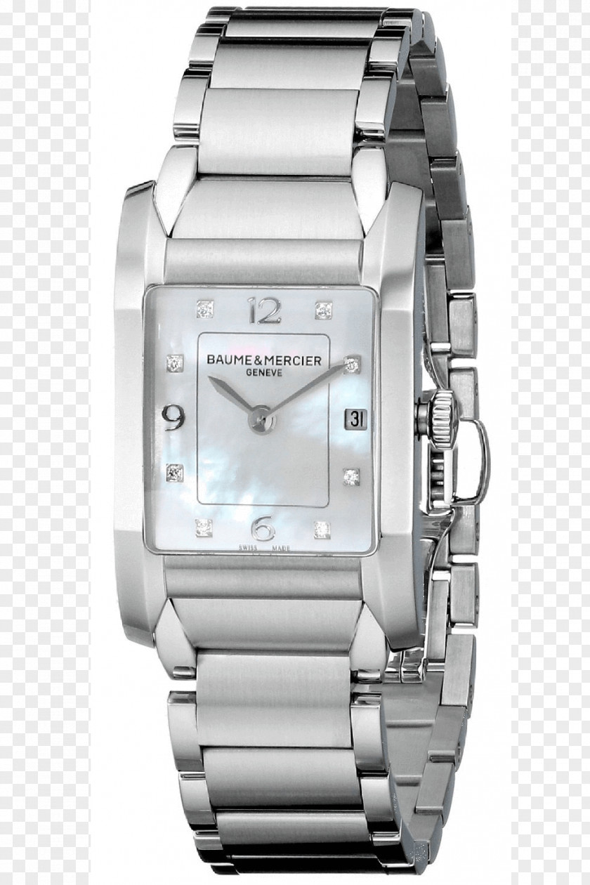 Watch Steel Baume Et Mercier Bracelet Clock PNG