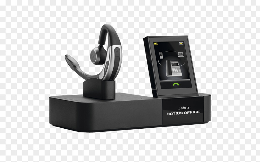 Jabra Wireless Headset Intercom Motion Office Headphones PNG