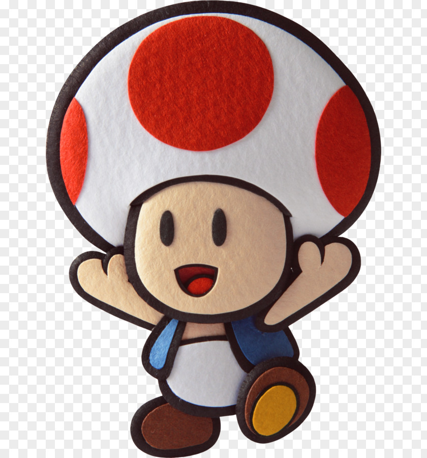 Mario & Luigi: Paper Jam Super Bros. Mario: Sticker Star Toad PNG