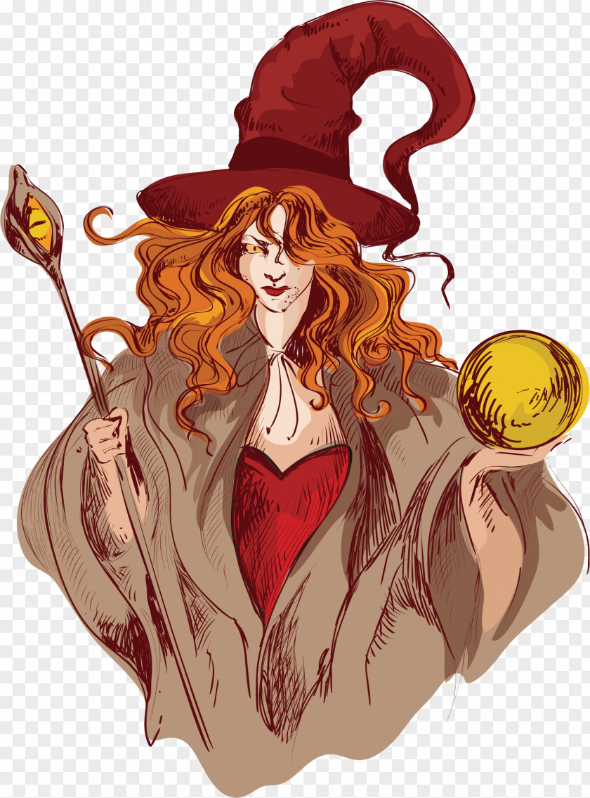 Mighty Witch My Favorite Halloween Recipes Drawing Boszorkxe1ny Illustration PNG