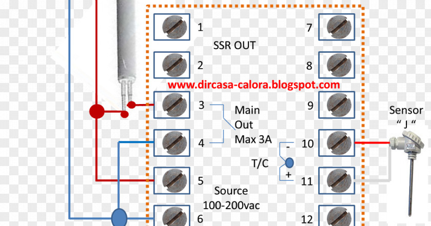 书 Pyrometer Diagram Thermocouple Control System Contactor PNG