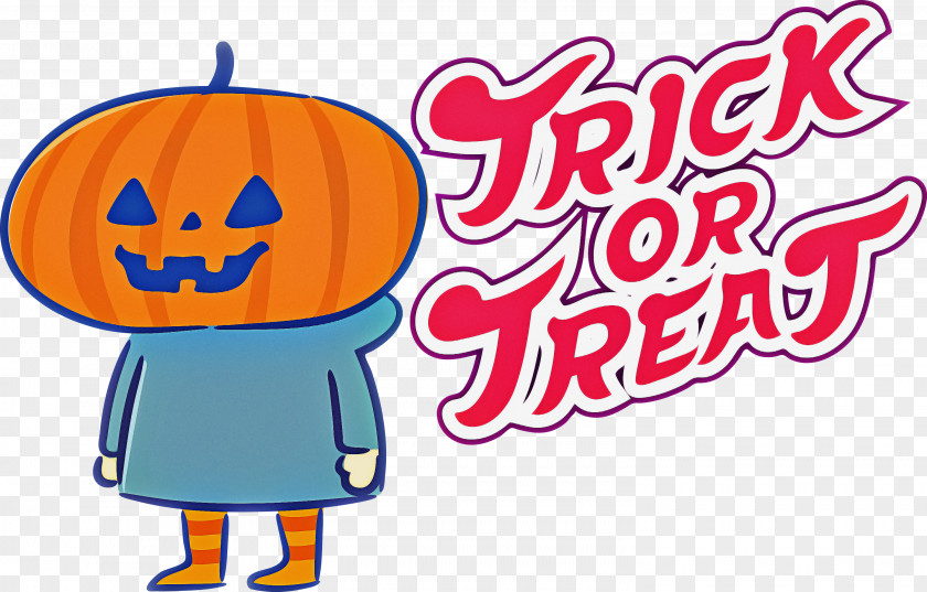 TRICK OR TREAT Happy Halloween PNG