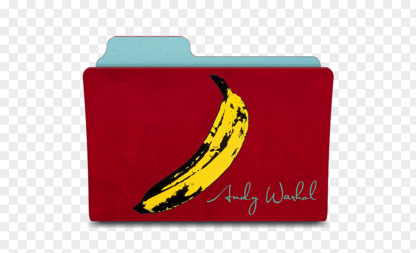 Warhol Banana Fruit Yellow Font PNG
