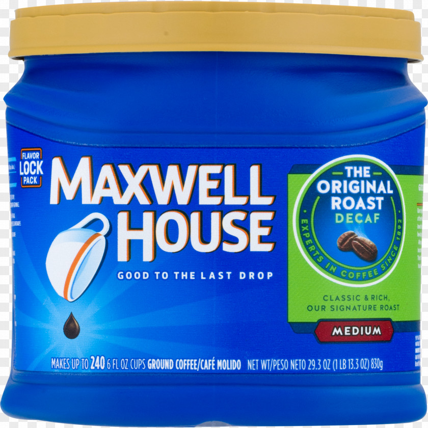 Coffee Instant Maxwell House Iced Single-serve Container PNG