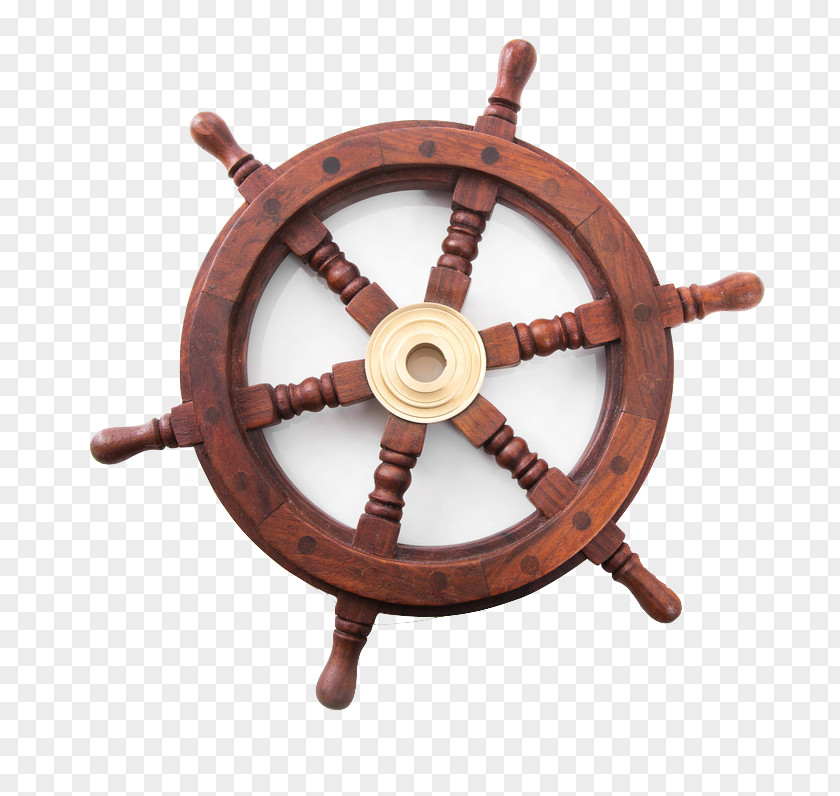 Ship Ship's Wheel Model Wood PNG