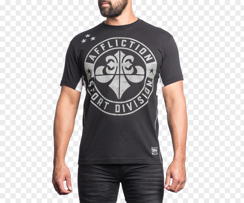 T-shirt Affliction Clothing Sleeve PNG