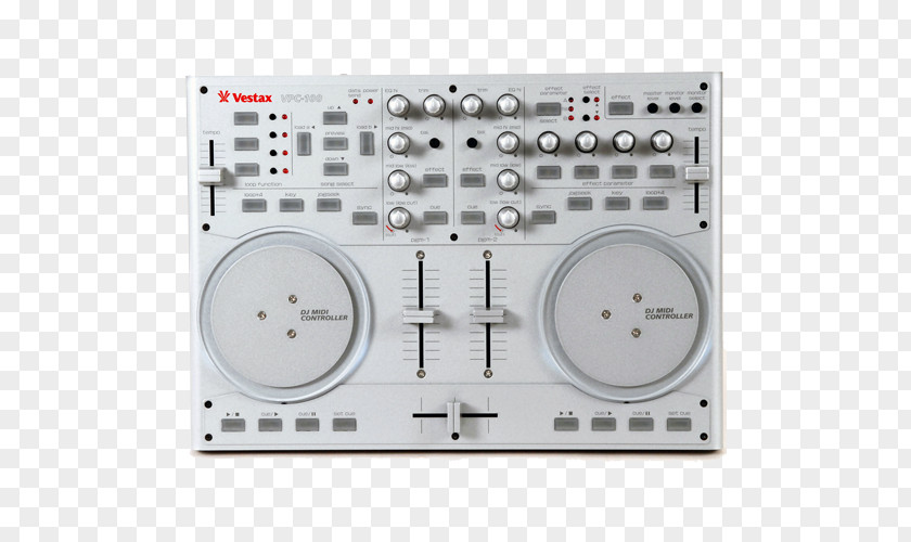 Vestax Controller DJ Disc Jockey MIDI Controllers PNG