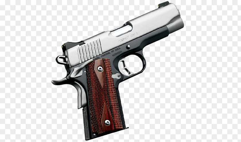 .45 ACP Kimber Manufacturing Custom Automatic Colt Pistol Firearm PNG